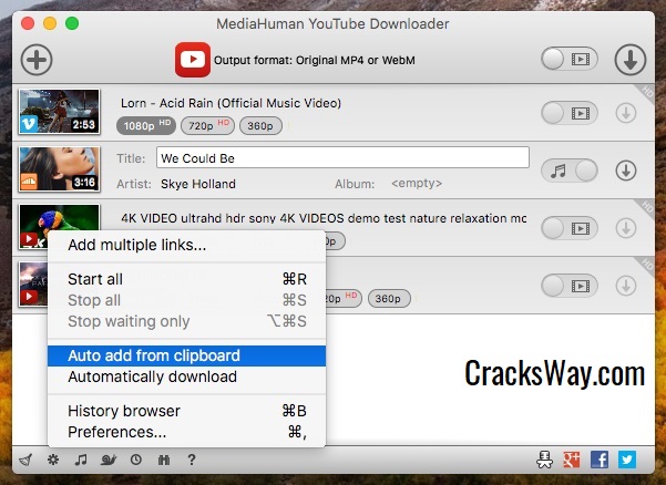 MediaHuman YouTube Downloader Serial Key